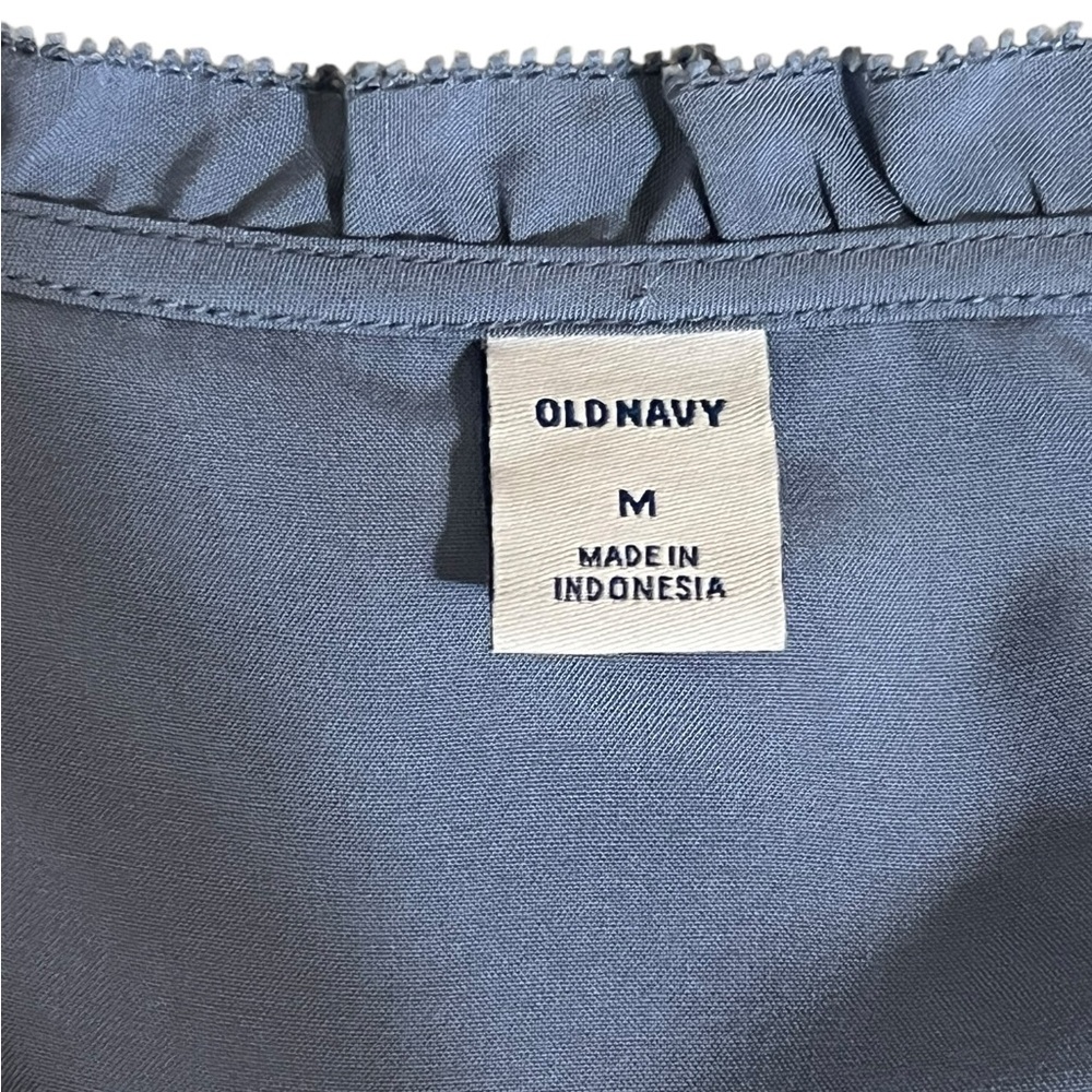 Blue Ruched Camisole Top - Picture 3 of 4